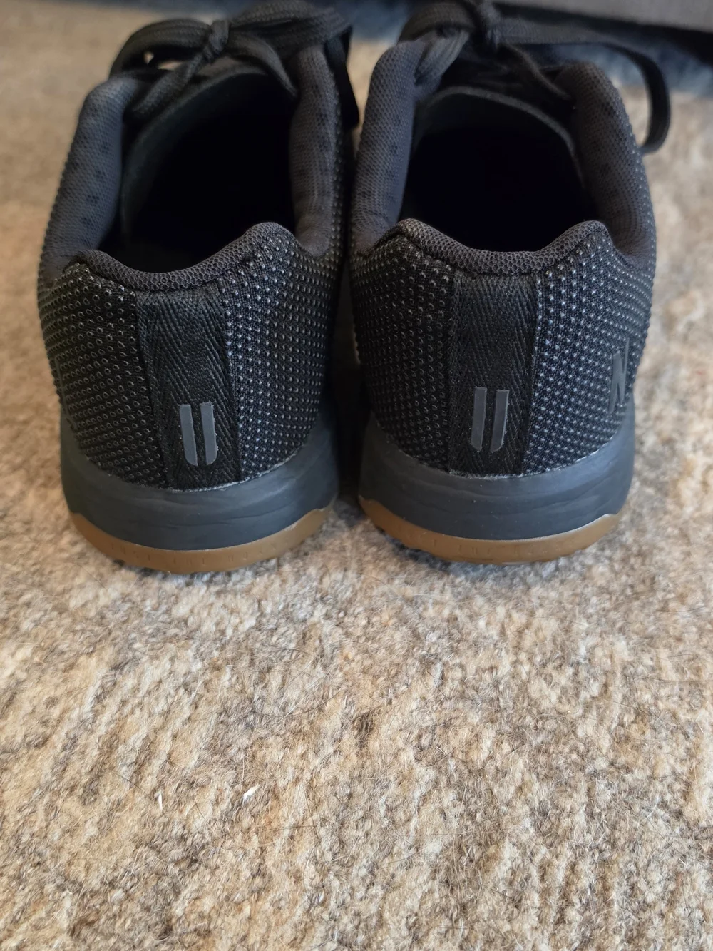 NOBULL Black Training Shoes with Gum Sole